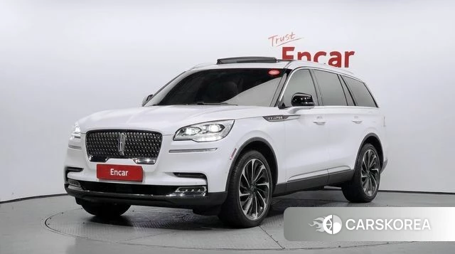 Lincoln Aviator 2nd generation 2023 Белый из Кореи
