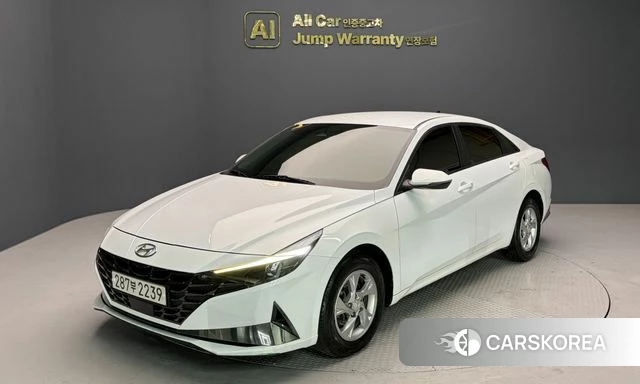 Hyundai Avante (CN7) 2022 Белый из Кореи