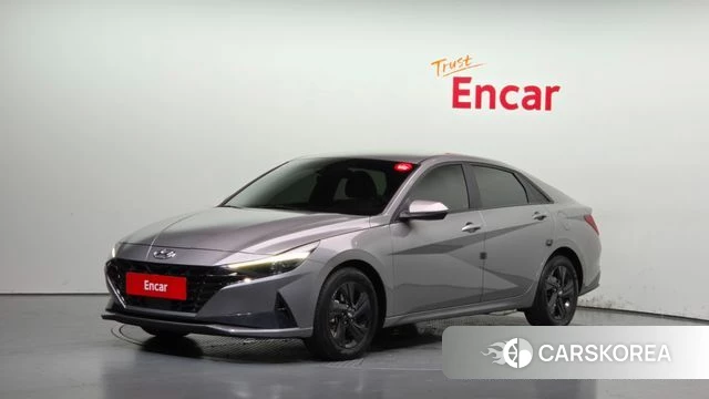 Hyundai Avante Hybrid (CN7) 2021 Серебристо-серый из Кореи