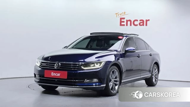 Volkswagen Passat GT (B8) 2018 Синий из Кореи