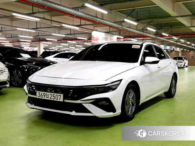 Hyundai The New Avante (CN7) 2023 Белый из Кореи