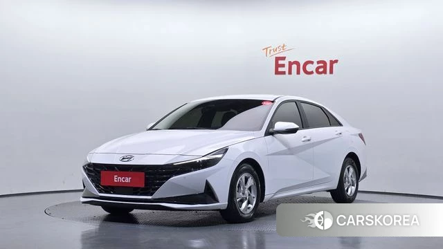Hyundai Avante (CN7) 2021 Белый из Кореи