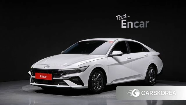 Hyundai The New Avante (CN7) 2023 Белый из Кореи