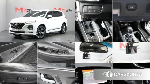 Hyundai Santa Fe TM 2018 Белый из Кореи