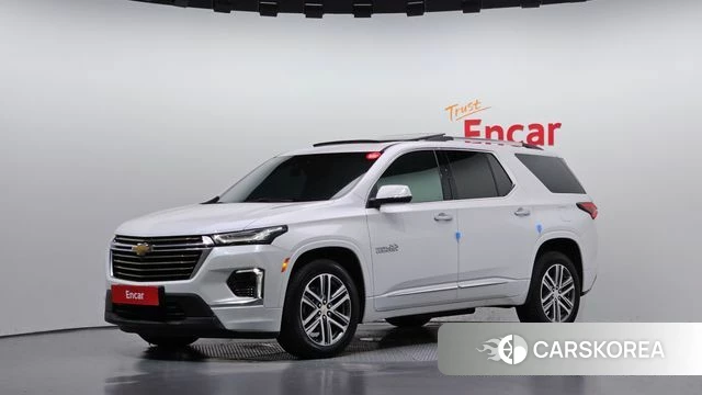 Chevrolet (GM Daewoo) Traverse 2022 Белый из Кореи