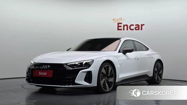 Audi e-Tron GT 2021 Белый из Кореи