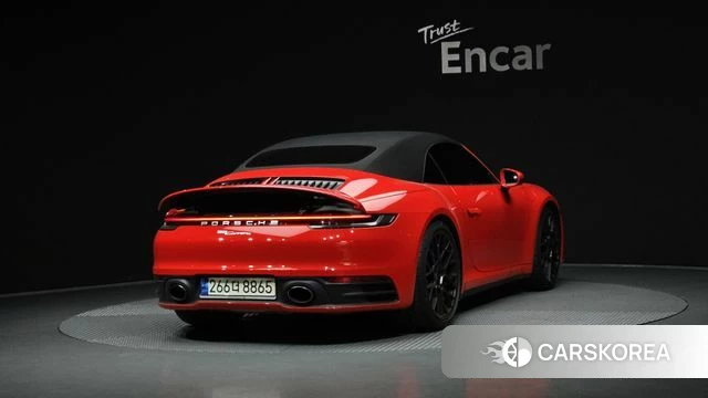 Porsche 911(992) 2022 Красный из Кореи