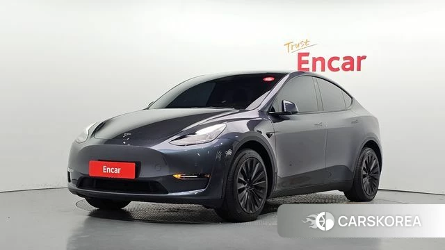Tesla Model Y 2022 Серый из Кореи
