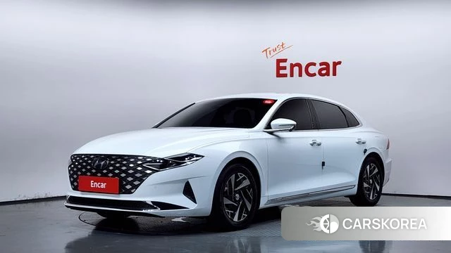 Hyundai The New Grandeur IG Hybrid 2021 Белый из Кореи