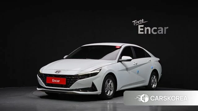 Hyundai Avante (CN7) 2021 Белый из Кореи