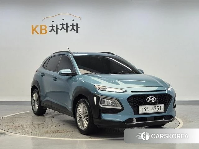 Hyundai Kona 2018 Небесно-голубой из Кореи