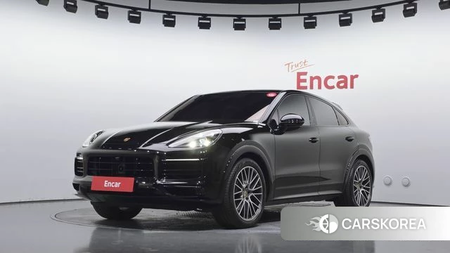 Porsche Cayenne (PO536) 2023 Черный из Кореи