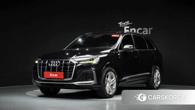 Audi Q7 (4M) 2021 Черный из Кореи
