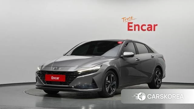 Hyundai Avante (CN7) 2021 Серебристо-серый из Кореи