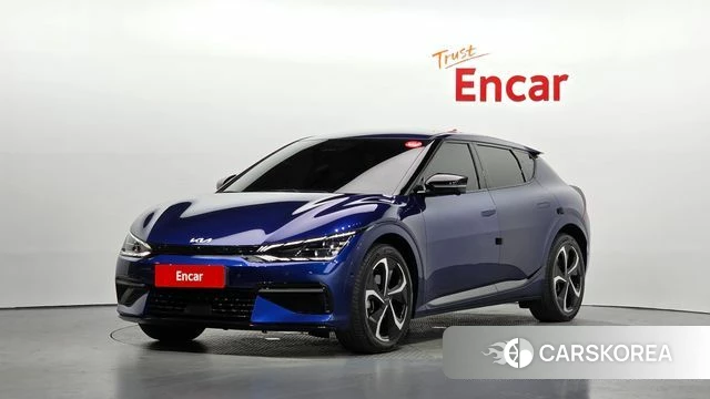 Kia EV6 2021 Синий из Кореи