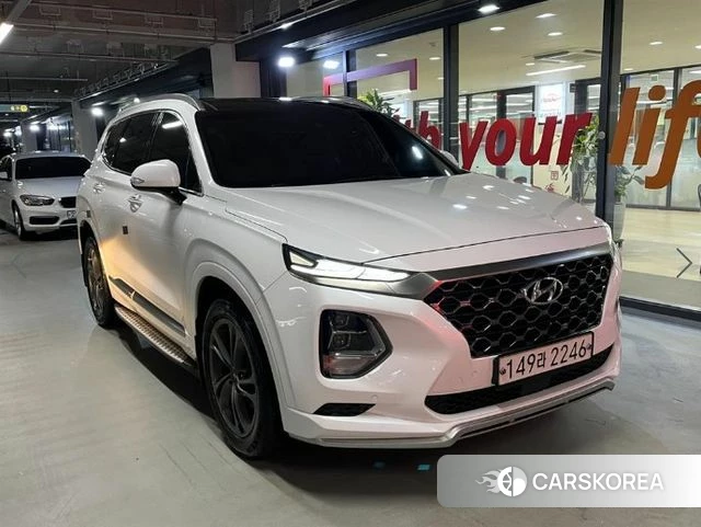Hyundai Santa Fe TM 2018 Белый из Кореи