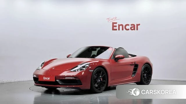Porsche 718 Boxster 2018 Красный из Кореи