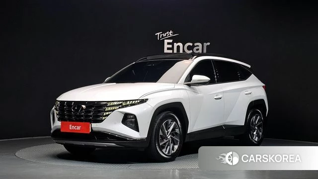 Hyundai Tucson Hybrid (NX4) 2022 Белый из Кореи