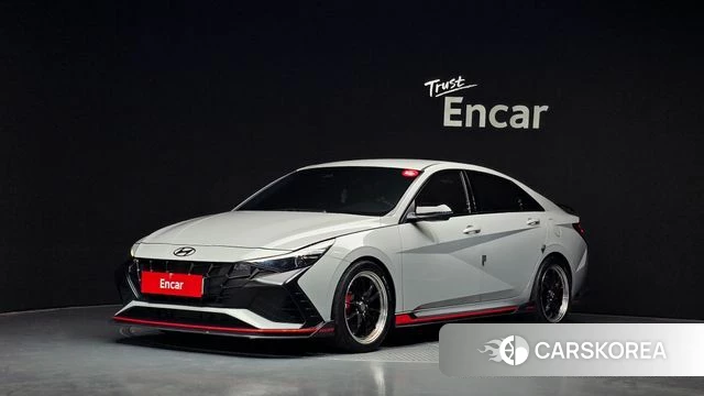 Hyundai Avante (CN7) 2022 Серебристо-серый из Кореи