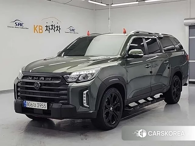 Ssangyong The New Rexton Sports Cannes 2022 Темно-зеленый из Кореи