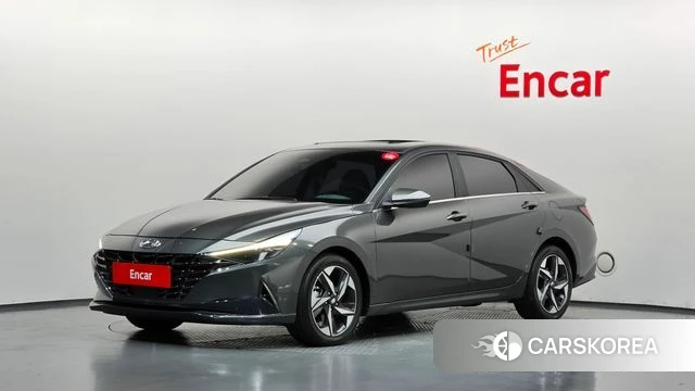 Hyundai Avante (CN7) 2022 Серый из Кореи