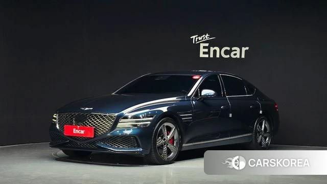 Genesis G80 (RG3) 2021 Синий нефрит из Кореи