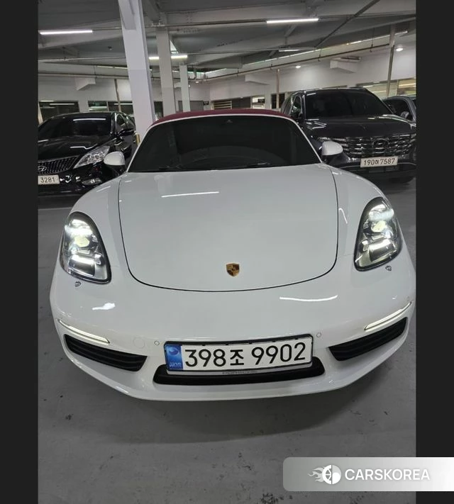 Porsche 718 Boxster 2020 Белый из Кореи