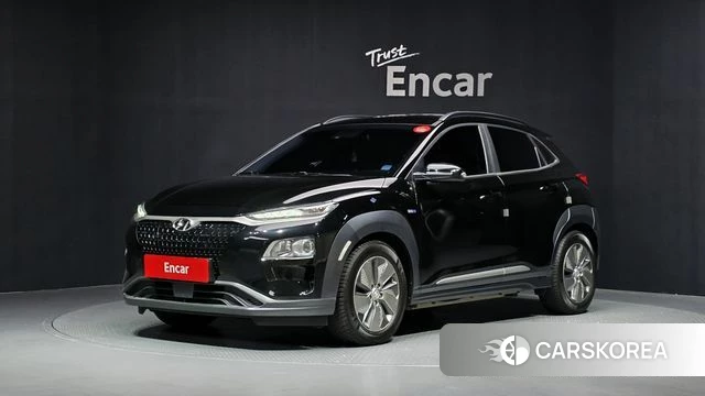 Hyundai Kona Electric 2018 Черный из Кореи