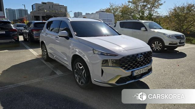 Hyundai The New Santa Fe 2023 Серый из Кореи