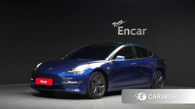 Tesla Model 3 2020 Синий из Кореи