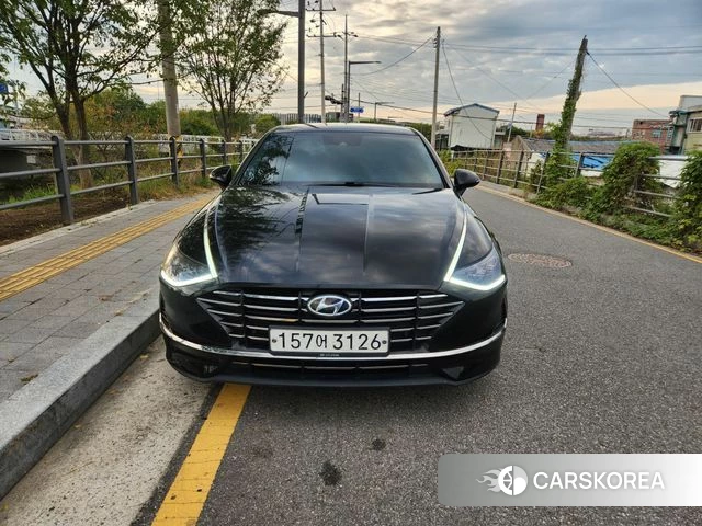 Hyundai Sonata (DN8) 2019 Черный из Кореи