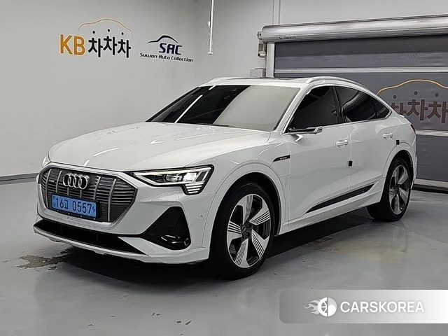 Audi e-Tron 2022 Белый из Кореи