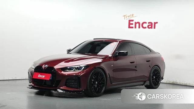 BMW i4 2023 Красный из Кореи