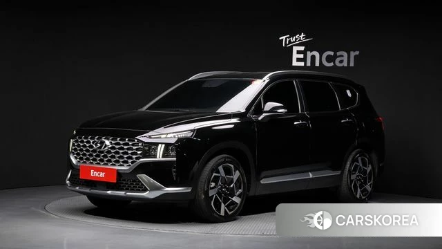 Hyundai The New Santa Fe 2021 Черный из Кореи