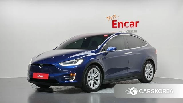 Tesla Model X 2019 Синий из Кореи