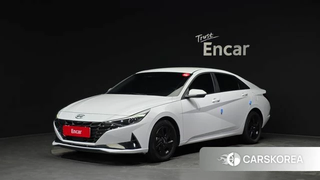 Hyundai Avante (CN7) 2022 Белый из Кореи