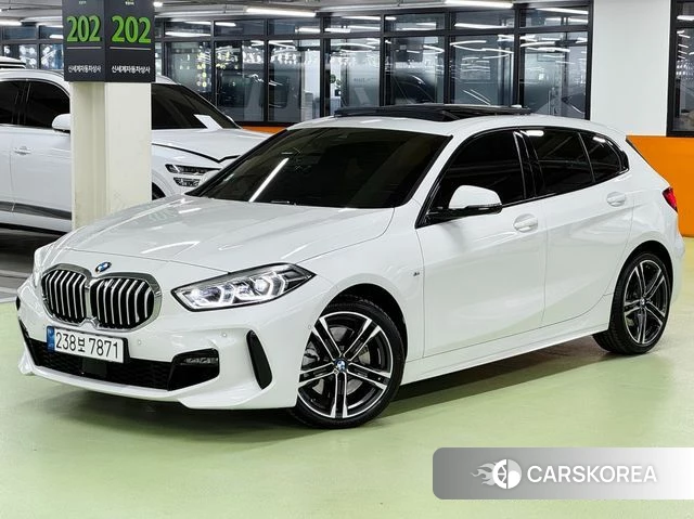 BMW 1 Series (F40) 2023 Белый из Кореи