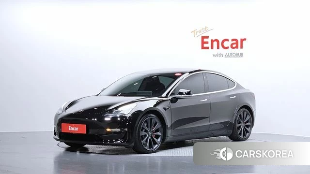 Tesla Model 3 2020 Черный из Кореи