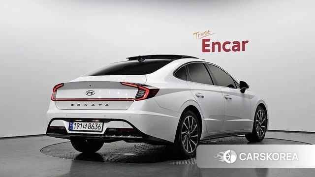 Hyundai Sonata (DN8) 2019 Белый из Кореи
