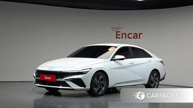 Hyundai The New Avante (CN7) 2023 Белый из Кореи