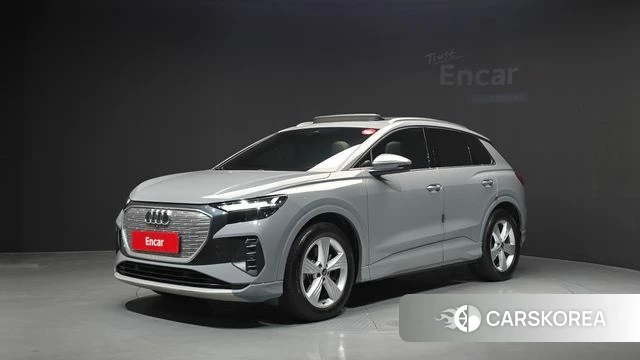 Audi Q4 e-Tron (F4) 2023 Серебристо-серый из Кореи