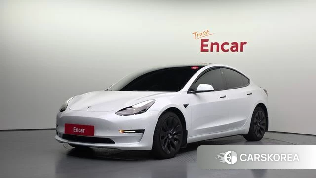 Tesla Model 3 2022 Белый из Кореи