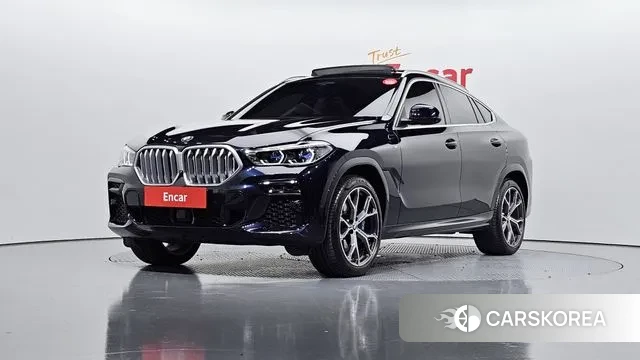 BMW X6 (G06) 2022 Синий из Кореи