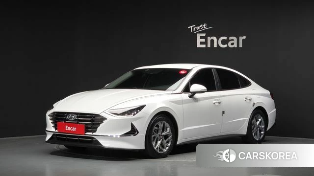 Hyundai Sonata (DN8) 2019 Белый из Кореи