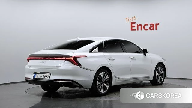 Kia K8 Hybrid 2022 Белый из Кореи