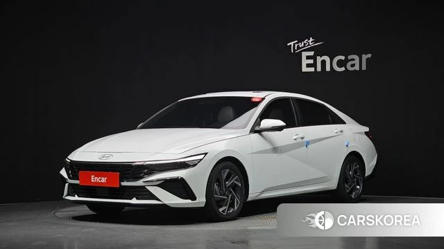 Hyundai The New Avante (CN7) 2025 Белый из Кореи