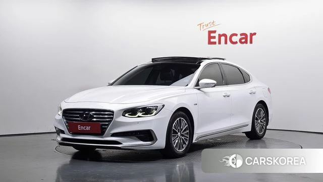 Hyundai Grandeur IG Hybrid 2018 Белый из Кореи