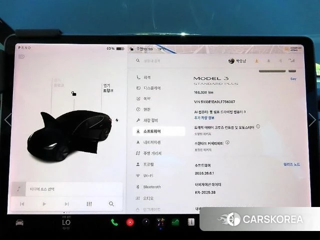 Tesla Model 3 2020 Черный из Кореи, фото 2