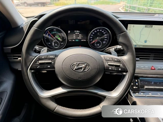 Hyundai The New Grandeur IG Hybrid 2021 Серый из Кореи, фото 2