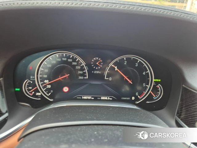 BMW 7 Series (G11) 2018 Синий из Кореи, фото 2